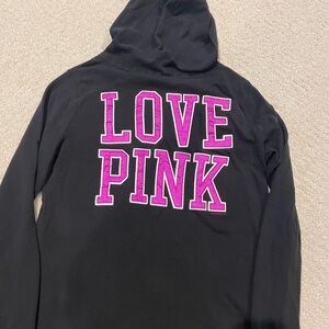 PINK zip up hoodie